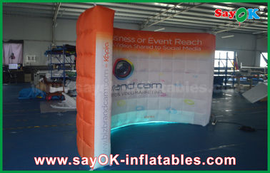 Wedding Photo Booth Cho thuê tùy chỉnh Led Air Wall Inflatable Photo Booth Tường chiếu sáng