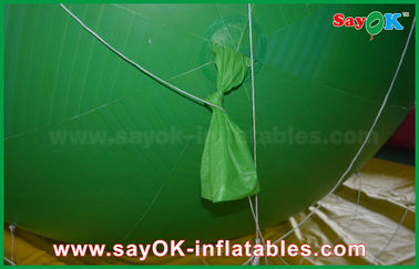 2,5m khổng lồ màu xanh lá cây inflatable dẫn helium bóng cho quảng cáo