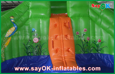 Ngôi nhà nổi với slide Pvc mùa hè slide bouncer nổi bên ngoài ếch slide nước với in ấn