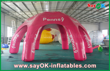 Lều cắm trại trên không PVC Lều Spide bơm hơi khổng lồ ngoài trời để quảng cáo với bản in đầy đủ