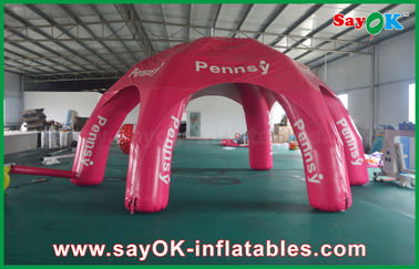 Lều cắm trại trên không PVC Lều Spide bơm hơi khổng lồ ngoài trời để quảng cáo với bản in đầy đủ