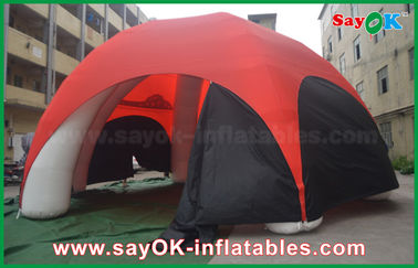 Lều bơm hơi bằng không khí PVC DIA 10m Lều nhện mái vòm bơm hơi quảng cáo cho quảng cáo