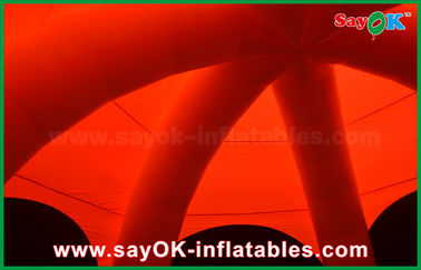 Lều bơm hơi bằng không khí PVC DIA 10m Lều nhện mái vòm bơm hơi quảng cáo cho quảng cáo