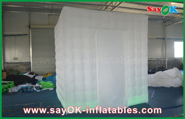 Inflatable Photo Booth Thuê One Door Square Wedding Digital Inflatable Open Air White Photo Booth