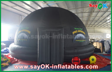 5 m DIA Đen Inflatable planetarium Dome Chiếu Tent Cho Trường Dạy