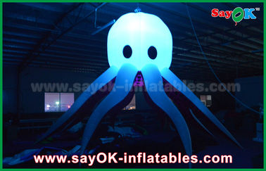 Màu sắc khác nhau Inflatable trang trí ánh sáng bạch tuộc bơm hơi với ánh sáng Led