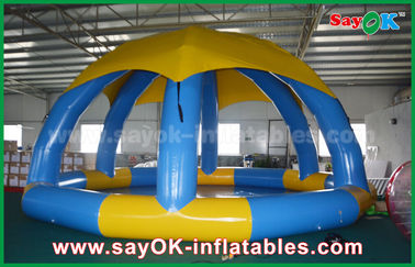 PVC DIA 5m Thể thao mùa hè Inflatable Games Bể bơi bơm hơi với mái che