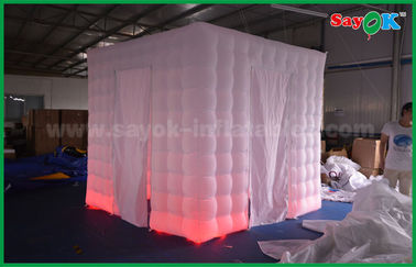 2.5 m X 2.5 m X 2.5 m Hai Cửa Inflatable Gian Hàng Ảnh Đạo Cụ Xách Tay Photo Booth Lều