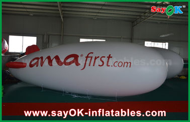 5m nổi quảng cáo inflatable bóng helium máy bay Zeppelin cho xúc tiến