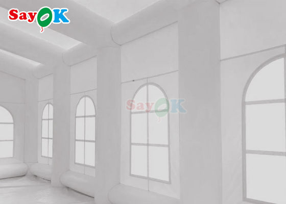 Lều ngoài trời bơm lên màu sắc LED Lều ngoài trời bơm lên hình khối bơm lên đám cưới