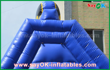 Blow Up Slip N Slide / Adult Games Jumbo Inflatable Bouncer Dry Slide với in kỹ thuật số