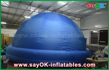 Trong nhà Customized Kids Inflatable Planetarium Mái vòm nhỏ hình chiếu vải