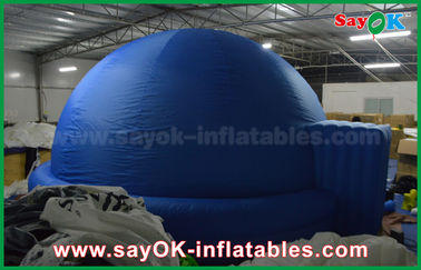 Trong nhà Customized Kids Inflatable Planetarium Mái vòm nhỏ hình chiếu vải