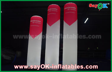 Giai đoạn Bar Inflatable chiếu sáng trang trí trụ cột với logo in điều khiển từ xa