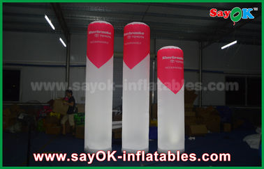 Giai đoạn Bar Inflatable chiếu sáng trang trí trụ cột với logo in điều khiển từ xa
