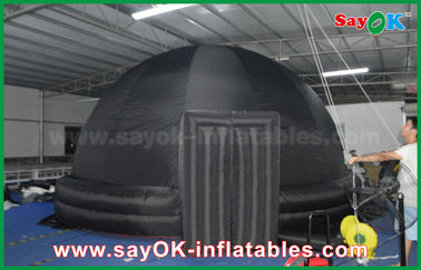 6 m Đen Oxford Vải Inflatable Planetarium Dome Lều Di Động cho các Trường Học