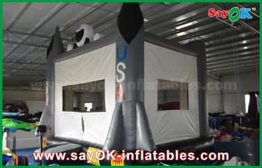 0.6 mét PVC 4x3 m Xám Inflatable Nhảy Lâu Đài Phổ Biến Hạnh Phúc Hop Lâu Đài Bouncy