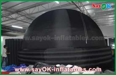 2 cửa Inflatable di động Planetarium Dome chiếu lều cho phim giáo dục