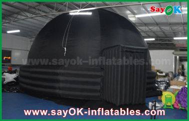 2 cửa Inflatable di động Planetarium Dome chiếu lều cho phim giáo dục