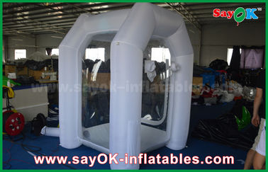 1.5 * 1.5 * 2.5 m Trắng Tuỳ Inflatable Sản Phẩm Tùy Chỉnh Inflatable Hộp Lều
