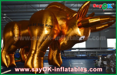 4m Chiều cao vàng Bull Tuỳ Inflatable Sản phẩm Inflatable Shape Đối với khuyến mại