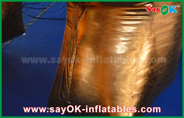 4m Chiều cao vàng Bull Tuỳ Inflatable Sản phẩm Inflatable Shape Đối với khuyến mại