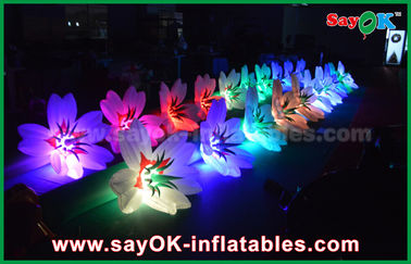 Đám cưới lãng mạn Inflatable Led Flower Chain, Trang trí Inflatable ngoài trời