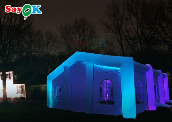 Lều đám cưới có thể bơm hơi màu LED Lều cắm trại bong bóng
