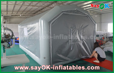 10 x 5 m Xám Tuỳ Inflatable Sản Phẩm PVC Inflatable Spray Booth Cho Xe Phun
