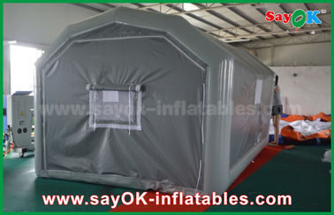 10 x 5 m Xám Tuỳ Inflatable Sản Phẩm PVC Inflatable Spray Booth Cho Xe Phun