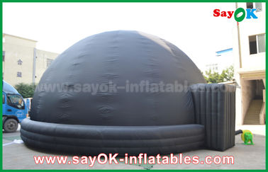 Đen Blow Up Inflatable di động Planetarium Dome chiếu Tent Với ​​Air Blower