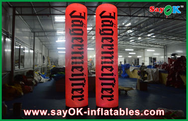 Quảng cáo chiếu sáng Inflatable Trụ cột / Cột Balloon Với Logo In ấn