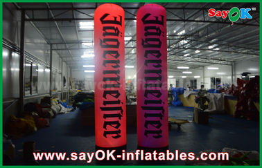 Quảng cáo chiếu sáng Inflatable Trụ cột / Cột Balloon Với Logo In ấn