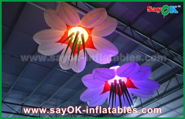 LED Treo Hoa Inflatable Chiếu Sáng Trang Trí Nylon Vải Cho Quảng Cáo / Sự Kiện