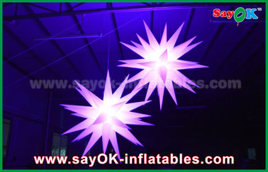 Khổng lồ 1.5m dẫn sao bóng inflatable trang trí ánh sáng cho quán rượu / bar