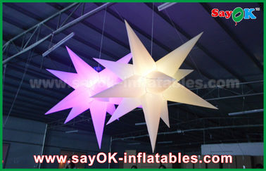 Nylon quảng cáo LED sao Balloon ngoài trời Inflatable trang trí với CE / UL Blower