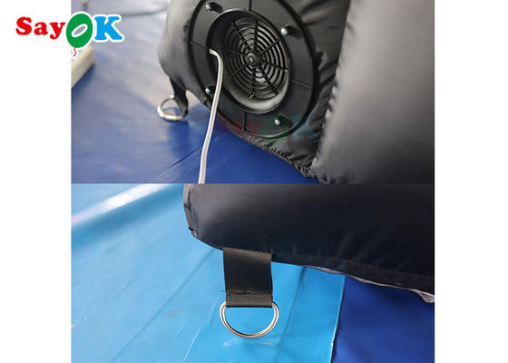 Trại đường hầm bơm hơi màu đen đa chức năng cho các hoạt động triển lãm