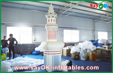Islam Tower Custom Inflatable Sản phẩm với vải Oxford trắng, chiều cao 3m