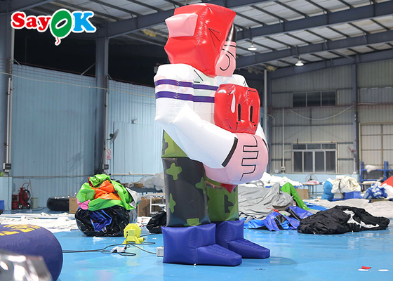 4.5m Nhân vật hoạt hình bơm lên Giant Inflatable Mascot Model Nhân vật hoạt hình cho bữa tiệc sinh nhật