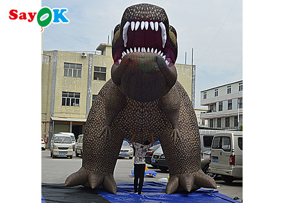 Động vật khủng long bơm khổng lồ bơm Tyrannosaurus Rex hoạt động trang trí mô hình thổi lên nhân vật hoạt hình