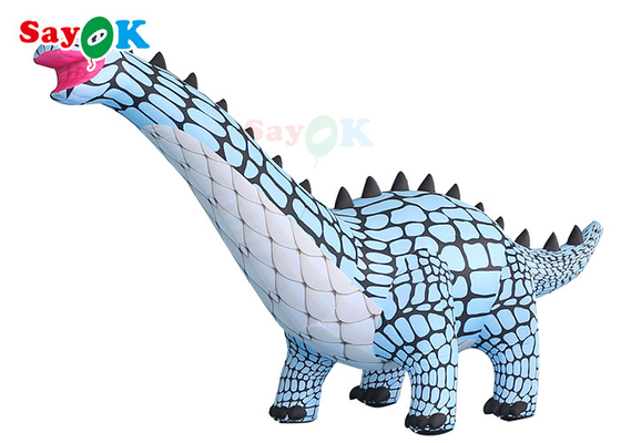 Người khổng lồ hấp dẫn màu xanh lá cây hình mẫu khủng long bơm quảng cáo trong các sự kiện tiệc tùng thổi lên nhân vật hoạt hình