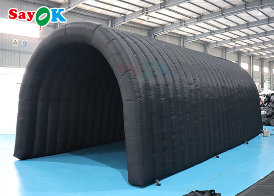 Đi ngoài trời Lều không khí 210D Oxford Đen Lều đường hầm bơm nhiều chức năng cho các hoạt động Triển lãm
