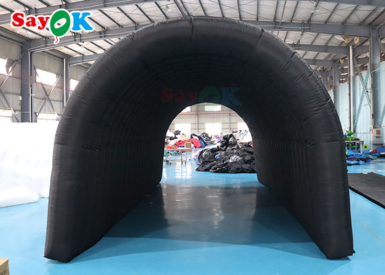 Đi ngoài trời Lều không khí 210D Oxford Đen Lều đường hầm bơm nhiều chức năng cho các hoạt động Triển lãm