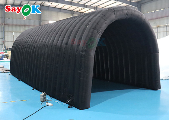 Đi ngoài trời Lều không khí 210D Oxford Đen Lều đường hầm bơm nhiều chức năng cho các hoạt động Triển lãm