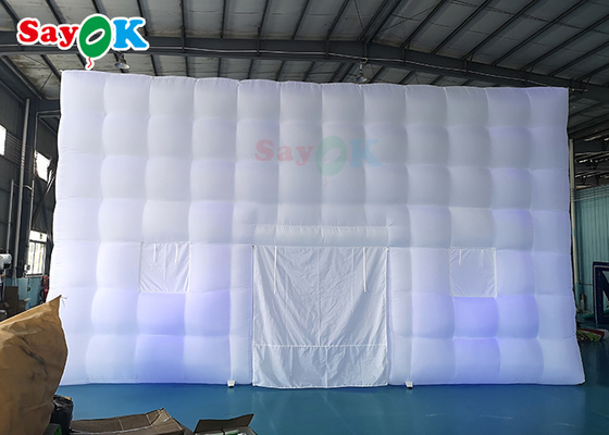 Lều bơm cắm trại 8x8x5m Lều vườn bơm bơm Led ngoài trời