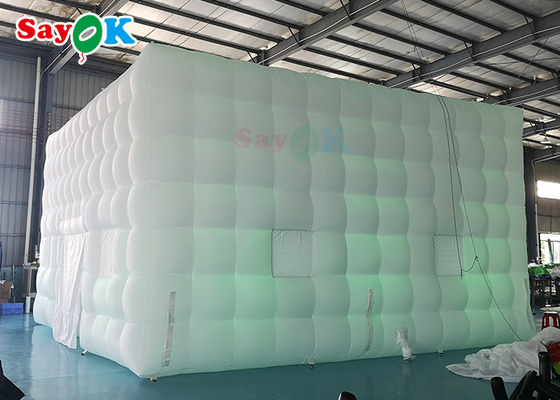 Lều bơm cắm trại 8x8x5m Lều vườn bơm bơm Led ngoài trời