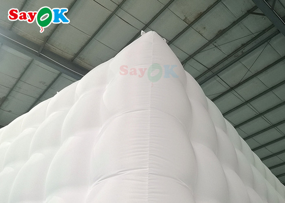 Custom Trại bơm hơi LED Oxford Trại bơm hơi cube Quảng trường Trung tâm tiệc tùng Marquee cho triển lãm