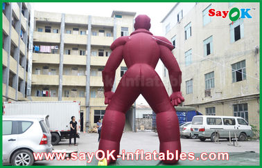 Durable Inflatable Iron Man / Spider Man nhân vật hoạt hình anh hùng cho sự kiện