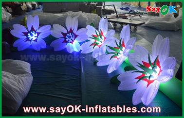 Nylon Inflatable chiếu sáng trang trí hoa chuỗi cho đám cưới và sự kiện