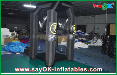 Đen Oxford Tuỳ Inflatable Sản phẩm Inflatable tiền Booth Đối với khuyến mãi, 1.5mLX2mWX 2.5mL